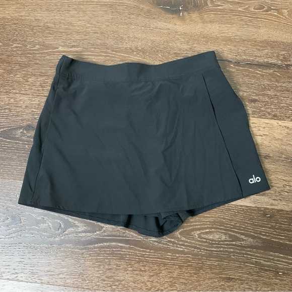 Alo yoga Womens black clubhouse skort S - Picture 2 of 9
